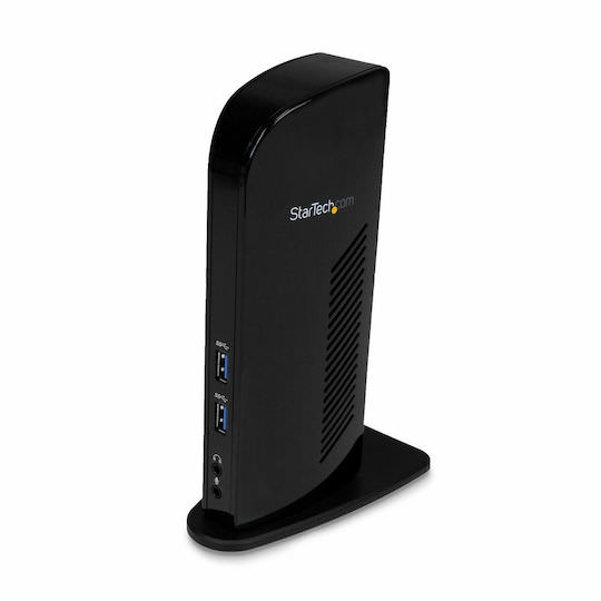 StarTech USB-A Docking Station με HDMI 4K Ethernet και συνδεση 2 Οθονών Μαύρο (USB3SDOCKHD) - Image 1