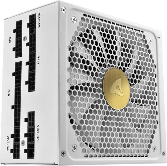 Sharkoon Rebel P30 White 1000W Λευκό Τροφοδοτικό Υπολογιστή Full Modular 80 Plus Gold - Image 1