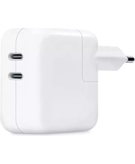 xlarge_20241003165524_apple_fortistis_choris_kalodio_me_2_thyres_usb_c_35w_leykos_mw2k3zm_a.jpeg Apple Φορτιστής Χωρίς Καλώδιο με 2 Θύρες USB-C 35W Λευκός (Power Adapter) - Image 1