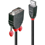 Lindy Cable DVI-D male - DisplayPort male 2m Μαύρο (41491) - Image 3