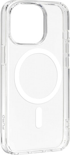Puro Lite Mag Back Cover Σιλικόνης Διάφανο (iPhone 15 Pro Max) - Image 1