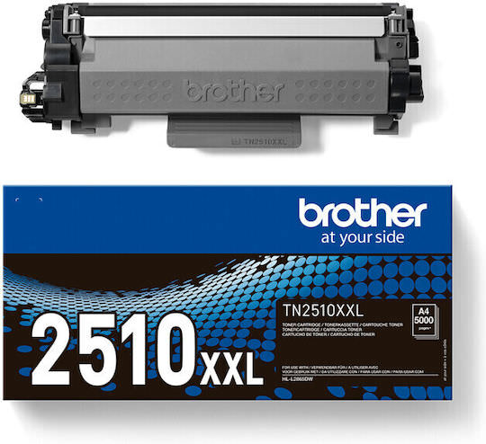 Brother TN-2510XXL Γνήσιο Toner Laser Εκτυπωτή Μαύρο 5000 Σελίδων - Image 1