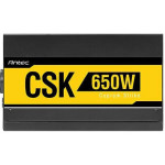 Antec CSK 650 650W Μαύρο Τροφοδοτικό Υπολογιστή Full Wired 80 Plus Bronze - Image 2
