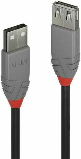 Lindy USB 2.0 Cable USB-A male - USB-A female 5m (36705) - Image 1