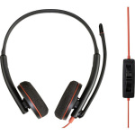 Poly Blackwire 3220 On Ear Multimedia Ακουστικά με μικρόφωνο και σύνδεση USB-A / USB-C - Image 3