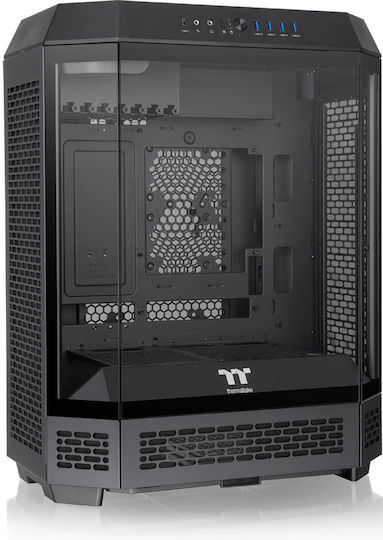Thermaltake The Tower 600 Gaming Midi Tower Κουτί Υπολογιστή με Πλαϊνό Παράθυρο Μαύρο - Image 1