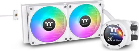 Thermaltake TH240 Ultra EX Snow Edition (v2) Υδρόψυξη Επεξεργαστή Διπλού Ανεμιστήρα 120mm για Socket AM4/AM5/1700/1200/115x με ARGB Φωτισμό - Image 1