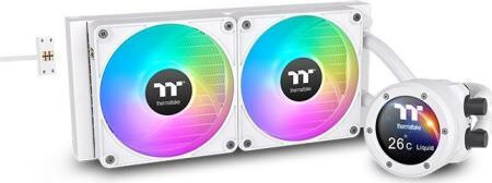 Thermaltake TH280 Ultra EX Snow Edition (v2) Υδρόψυξη Επεξεργαστή Διπλού Ανεμιστήρα 120mm για Socket AM4/AM5/1700/1200/115x με ARGB Φωτισμό - Image 1
