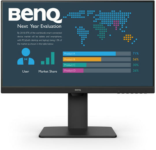 BenQ BL2486TC IPS Monitor 23.8" FHD 1920x1080 με Χρόνο Απόκρισης 5ms GTG - Image 1