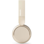 Philips TAH3209BG/00 Ασύρματα / Ενσύρματα On Ear Ακουστικά με 25 ώρες Λειτουργίας και Quick Charge Μπεζ - Image 3