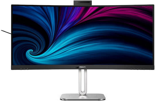 Philips 34B2U6603CH Ultrawide VA HDR Curved Monitor 34" QHD 3440x1440 με Χρόνο Απόκρισης 4ms GTG - Image 1