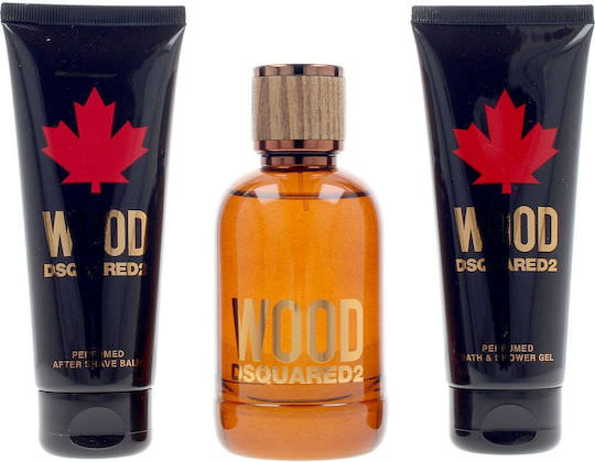 Dsquared2 Wood Ανδρικό Σετ με Eau de Toilette 3τμχ - Image 1