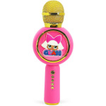 OTL Μικρόφωνο Karaoke Ασύρματο LOL Surprise ! GLAM PopSing LED σε Ροζ Χρώμα