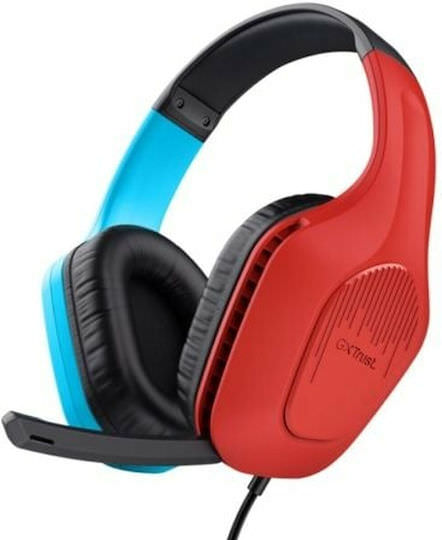 Trust GXT 416S Zirox Over Ear Gaming Headset με σύνδεση 3.5mm Blue / Red for Nintendo Switch - Image 1