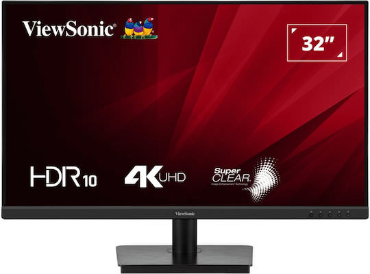Viewsonic VA3208-4K-HD VA HDR Monitor 32" 4K 3840x2160 με Χρόνο Απόκρισης 4ms GTG - Image 1