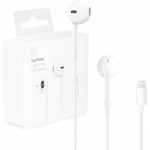 Apple EarPods (2024) Earbuds Handsfree Ακουστικά με Βύσμα Lightning Λευκό
