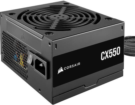 Corsair CX Series CX550 550W Μαύρο Τροφοδοτικό Υπολογιστή Full Wired 80 Plus Bronze - Image 1