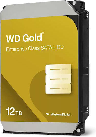 Western Digital Gold 12TB HDD Σκληρός Δίσκος 3.5" SATA III 7200rpm με 512MB Cache για Server - Image 1