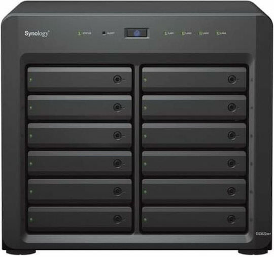 Synology DiskStation DS3622xs+ NAS Tower με 12 θέσεις για HDD/SSD και 2 θύρες Ethernet - Image 1
