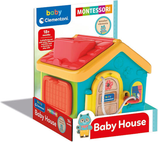 Baby Clementoni Βρεφικό Παιχνίδι Montesorri - Baby House για 18+ Μηνών - Image 1
