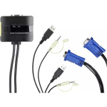 Level One 2-Port USB with Audio (KVM-0223 ) - Image 4