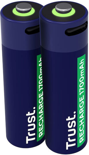 Trust Επαναφορτιζόμενες Μπαταρίες Li-ion 1.5V 2τμχ - Image 1