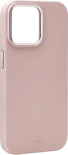 Puro Icon Mag Back Cover Σιλικόνης Ροζ (iPhone 15 Pro) - Image 1