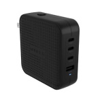 Hyper Hyperjuice 100w Usb-c Gan Travel Charger 3c+1a Black
