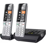 Gigaset Comfort 500A Ασύρματο Τηλέφωνο Duo με Ελληνικό Μενού Silver/Black - Image 4