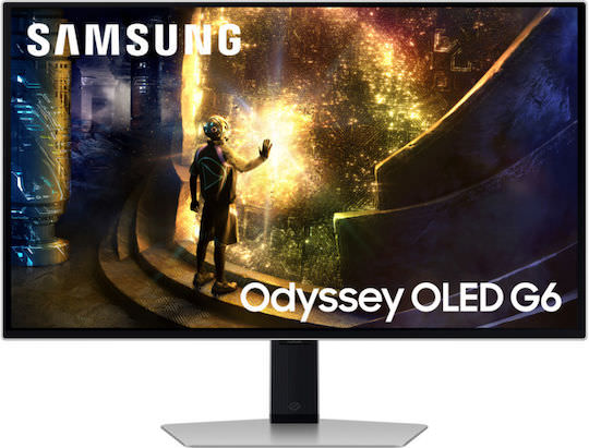 Samsung Odyssey G6 G61SD OLED HDR Monitor 27" QHD 2560x1440 240Hz με Χρόνο Απόκρισης 0.03ms GTG - Image 1
