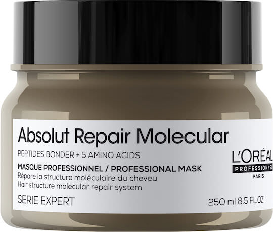 L'Oréal Professionnel Absolut Repair Molecular Μάσκα Μαλλιών για Επανόρθωση 250ml - Image 1