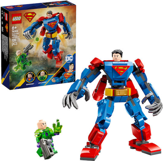 LEGO DC Super Heroes Superman Mech vs. Lex Luthor για 6+ Ετών 120τμχ - Image 1
