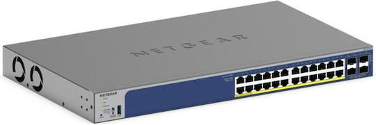 NetGear GS728TXP Unmanaged L2 PoE Switch με 24 Θύρες Gigabit (1Gbps) Ethernet - Image 1