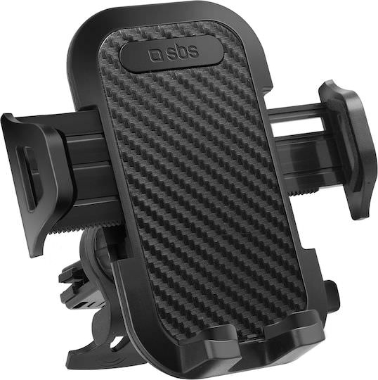 SBS Βάση Κινητού Αυτοκινήτου Passive Holder με Ρυθμιζόμενα Άγκιστρα Μαύρη - Image 1
