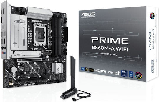 Asus Prime B860M-A WIFI Motherboard Micro ATX με Intel 1851 Socket 90MB1JY0-M0EAY0 - Image 1