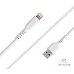 SBS USB to Lightning Cable Λευκό 1m (CABLEUSBIP589W) - Image 4