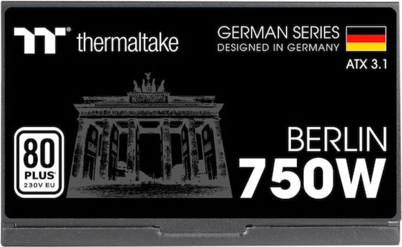 Thermaltake Berlin 750W Μαύρο Τροφοδοτικό Υπολογιστή Full Wired - Image 3