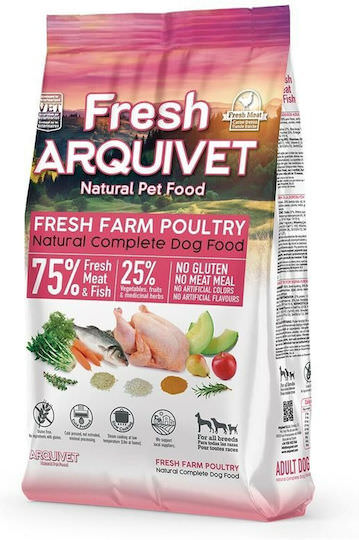 Arquivet Fresh 10kg Ξηρά Τροφή Σκύλων χωρίς Γλουτένη με Κοτόπουλο και Ψάρια - Image 1
