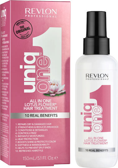Revlon Uniq One Lotus Flower Lotion Μαλλιών για Αναδόμηση All In One Lotus Flower 150ml - Image 1