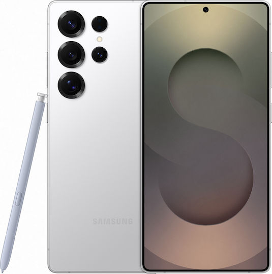 Samsung Galaxy S25 Ultra 5G Dual SIM (12/1TB) Titanium White Silver - Image 1