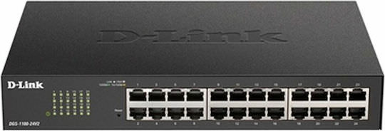 D-Link DGS-1100-24V2 Managed L2 Switch με 24 Θύρες Gigabit (1Gbps) Ethernet - Image 1