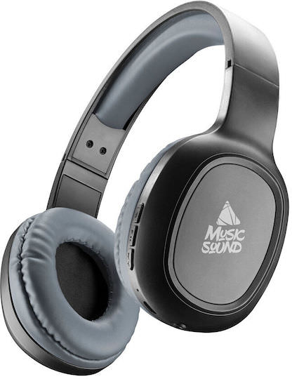 Cellular Line Music Sound Ασύρματα / Ενσύρματα Over Ear Ακουστικά με 8 ώρες Λειτουργίας Μαύρα - Image 1