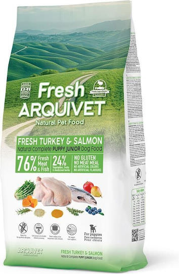 Arquivet Fresh 10kg Ξηρά Τροφή χωρίς Σιτηρά & Γλουτένη για Κουτάβια με Γαλοπούλα και Σολομό - Image 1