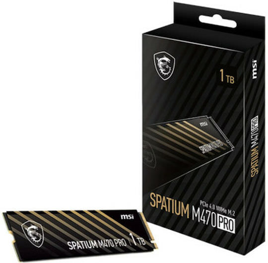 MSI Spatium M470 Pro SSD 1TB M.2 NVMe PCI Express 4.0 - Image 1