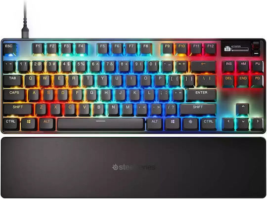 SteelSeries Apex Pro TKL Gen 3 Gaming Μηχανικό Πληκτρολόγιο Tenkeyless με SteelSeries OmniPoint διακόπτες και RGB φωτισμό (Αγγλικό US) - Image 1
