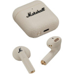 Marshall Minor IV Earbud Bluetooth Handsfree Ακουστικά με Αντοχή στον Ιδρώτα και Θήκη Φόρτισης Cream