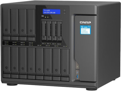QNap NAS Tower με 16 θέσεις για HDD/SSD (TS-1655-8G) - Image 2