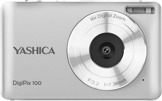 Yashica Compact Φωτογραφική Μηχανή 44MP Full HD (1080p) Ασημί - Image 1
