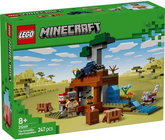 LEGO Minecraft The Armadillo Mine Expedition για 8+ Ετών 247τμχ - Image 1