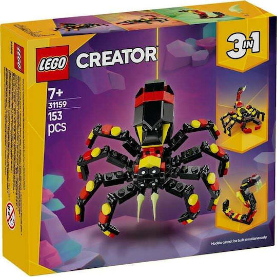 LEGO Creator Wild Animals: Surprising Spider για 7+ Ετών 153τμχ - Image 1